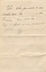 Image of Case 2716 3. Letter from M's brother to M. 26 January 1891
 page 4