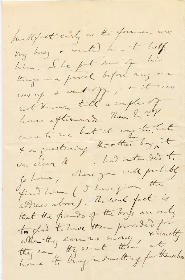 Large size image of Case 2835 7. Letter from Revd Burrows 19 October 1895
 page 2