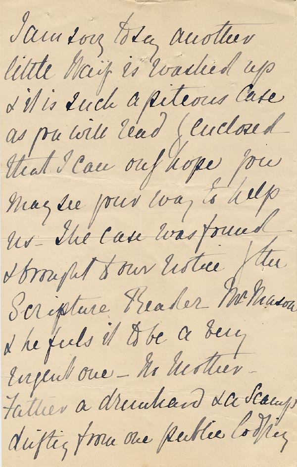 Large size image of Case 3271 2. Letter from Mr Drummond to Edward Rudolf   25 August 1892
 page 2