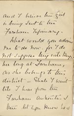 Image of Case 3271 11. Letter from F's employer, Miss G. Scott to Edward Rudolf  22 January 1907
 page 3