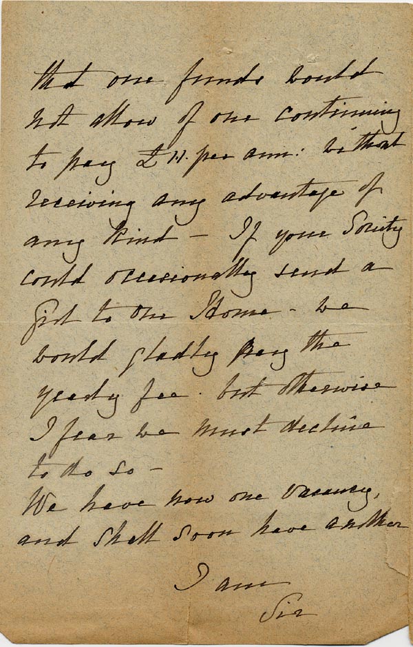 Large size image of Case 3392 3. Letter from the Dorking Ladies Association for the Care of Girls 3 December 1892
 page 2