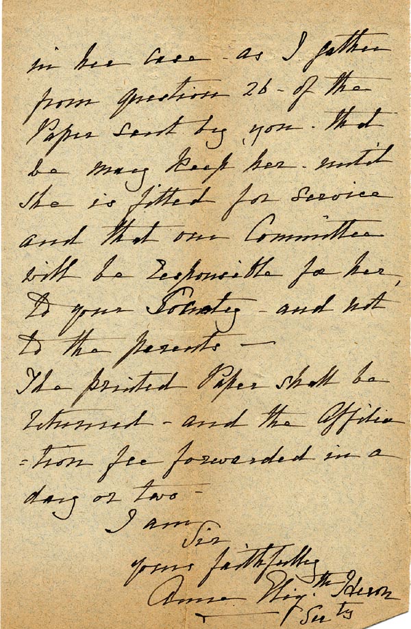 Large size image of Case 3392 5. Letter from the Dorking Ladies Association for the Care of Girls 13 December 1892
 page 2