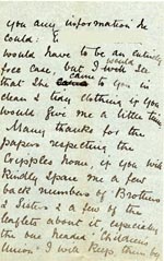 Image of Case 3392 4. Letter from Miss B. 10 December 1892
 page 3