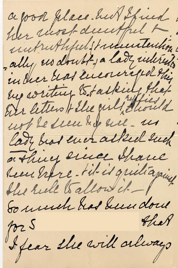 Large size image of Case 3574 12. Letter from Connaught House 17 June 1896
 page 2