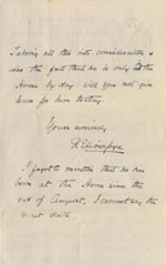 Image of Case 3622 11. Letter from the Tattenhall Home Committee 14 October 1909
 page 4