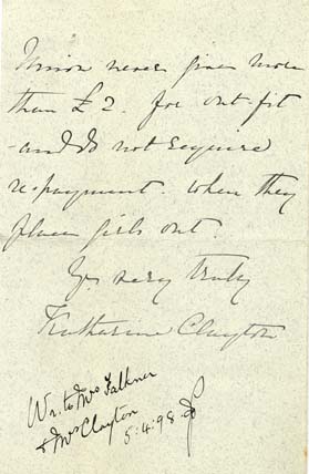 Large size image of Case 3695 7. Copies of letters to Miss Faulkner and E's employer 28 March 1898
 page 4