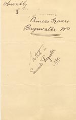 Image of Case 3695 9. Letter from E. 14 November 1902
 page 3