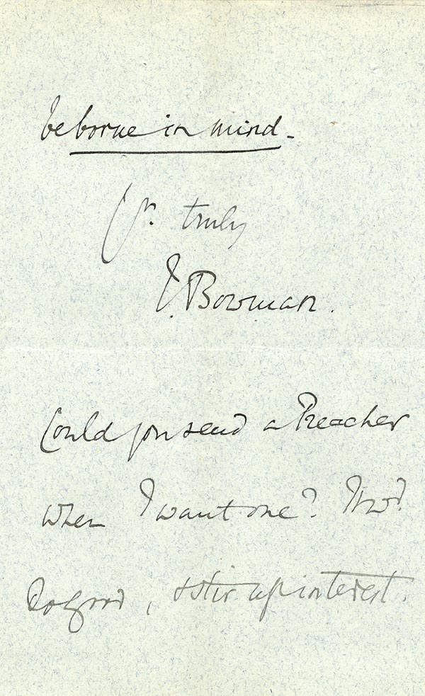Large size image of Case 3737 4. Letter from New Southgate vicarage 6 June 1893
 page 3