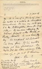 Image of Case 4179 1. Application to Waifs and Strays' Society  2 January 1894
 page 3