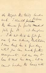 Image of Case 4215 5. Letter from Sister-in-Charge, St Mary's Home  22 May 1896
 page 3