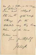 Image of Case 4488 4. Letter from St. Giles' Vicarage 24 October 1894
 page 2