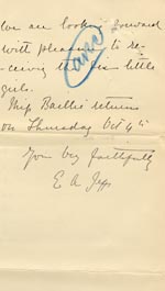Image of Case 4664 7. Letter from St Hilda's Orphanage 28 September 1900
 page 2