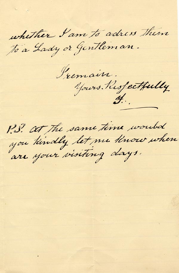 Large size image of Case 4751 2. Letter from F's father c. 24 April 1895
 page 2