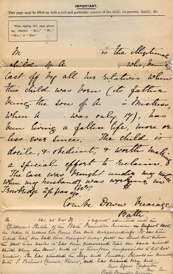 Large size image of Case 4770 1. Application to Waifs and Strays' Society  30 March 1895
 page 3