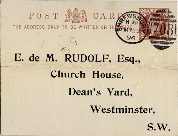 Large size image of Case 4770 12. Notice of discharge 29 May 1896 
 page 1