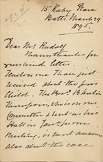 Image of Case 4770 3. Letter from Miss Sanders 29 March 1895
 page 1