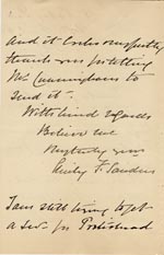 Image of Case 4770 5. Letter to Mr Rudolf from Miss Sanders 9 April 1895
 page 2
