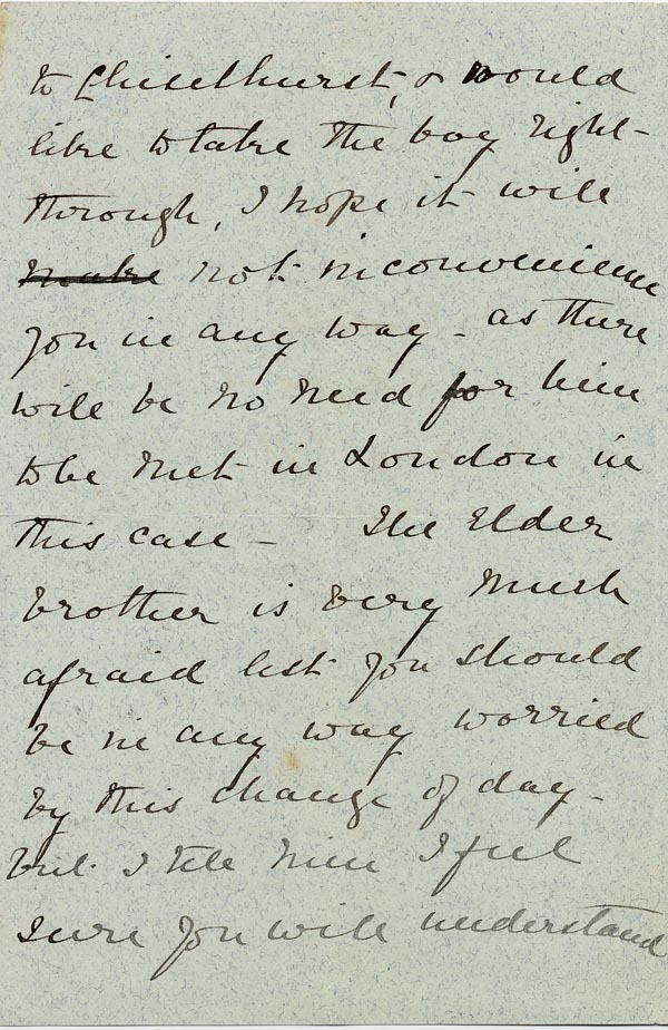 Large size image of Case 4776 7. Letter from Miss Savage  1 May 1895
 page 2