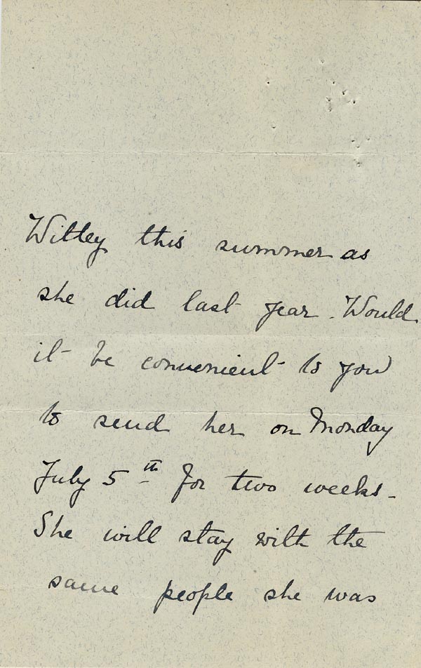 Large size image of Case 5008 10. Letter from Miss Hall Hall 14 June 1897
 page 2