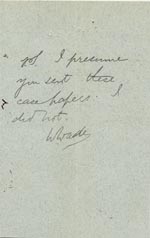 Image of Case 5008 7. Letter from J. E. Eddis 21 November 1897
 page 3