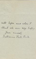 Image of Case 5008 10. Letter from Miss Hall Hall 14 June 1897
 page 3
