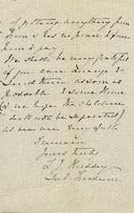 Image of Case 5505 3. Letter from St Michael's Home 14 August 1896
 page 3
