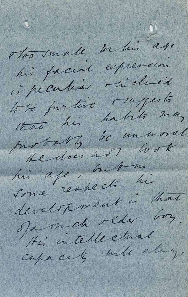 Large size image of Case 6001 11. Medical report  16 September 1907
 page 3