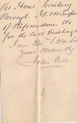 Image of Case 6213 3. Letter from John Gill, Walsham Farm Home  1 November 1901
 page 2