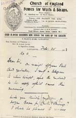 Image of Case 6334 3. Letter about E's unsatisfactory conduct  25 February 1903
 page 1