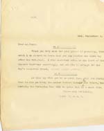 Image of Case 8473 6. Letter from Edward Rudolf  to Mr Simms, Cambridge Home 10 September 1901
 page 1
