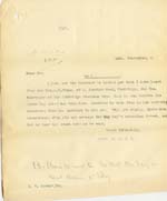 Image of Case 8473 7. Letter from Edward Rudolf  to Mr A.W. Carver, Cannock Union 10 September 1901
 page 1