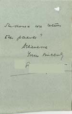 Image of Case 8587 9. Letter from the Vicar of Kensington about payments for E.  19 November 1909
 page 2