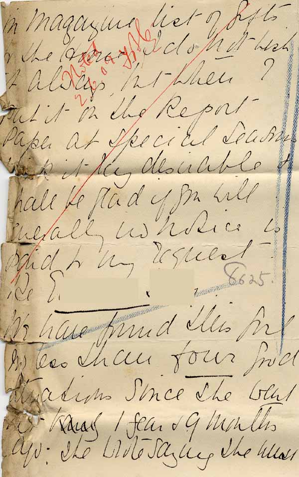 Large size image of Case 8625 14. Letter from the Penkridge Home concerning E's decision to leave her position  29 May 1909
 page 2