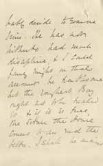 Image of Case 8645 7. Letter from Mrs W. (the Vicar's wife) enclosing H's letter and requesting that the matter be investigated  23 February 1902
 page 3