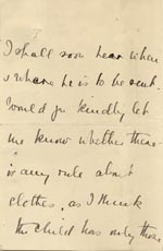Image of Case 8649 2. Letter from Margaret Balfour expressing pleasure that the Society had accepted W's case  18 November 1901
 page 2