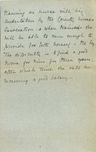 Large size image of Case 8723 2. Report on W's circumstances  c. November 1901
 page 2
