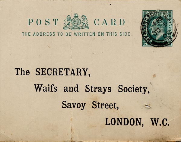 Large size image of Case 9126 7. Notice of change of situation  5 June 1908
 page 1