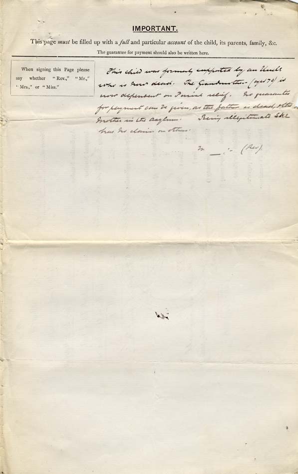 Large size image of Case 9279 1. Application to Waifs and Strays' Society  13 September 1902
 page 3