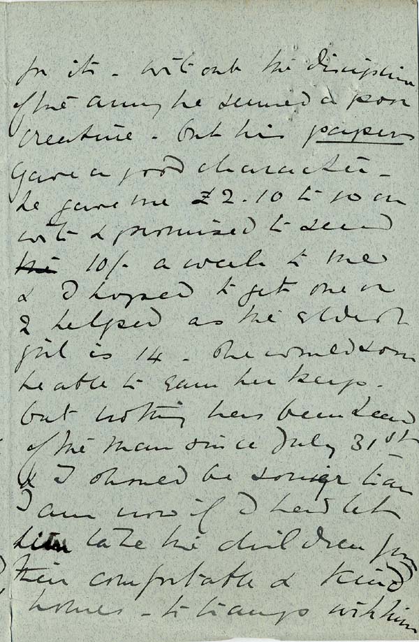 Large size image of Case 9308 2. Letter about J's case from Mrs O'B.  31 October 1902
 page 3