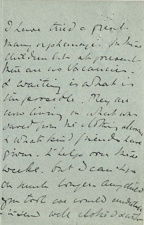 Large size image of Case 9308 2. Letter about J's case from Mrs O'B.  31 October 1902
 page 7