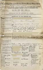Image of Case 9308 1. Application to the Waifs and Strays' Society  13 November 1902
 page 1