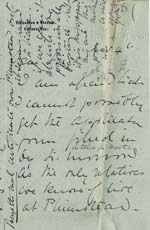 Image of Case 9308 3. Letter from Mrs O'B. saying she needs more time to complete the form  4 November 1902
 page 1