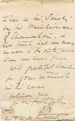 Image of Case 9308 5. Letter from Mrs O'B. expressing pleasure that J. has been accepted by the Society  29 November 1902
 page 2