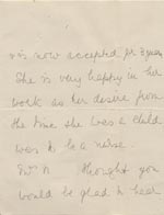 Image of Case 9380 5. Part of a letter about S's life since leaving the Birkenhead Home  14 November 195
 page 3