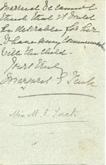 Image of Case 9603 3. Letter from Miss M.E. Tuck giving news of W's aunt and mother  13 February 1904
 page 3