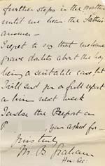 Image of Case 9627 15. Letter from Mrs Graham mentioning grave doubts about J's suitability for St Martin's Home  5 June 1903
 page 2