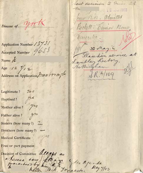 Large size image of Case 9653 1. Application to the Waifs and Strays' Society  25 April 1903
 page 4