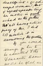 Image of Case 9653 2. Letter from Miss M. accompanying the application  25 April 1903
 page 3