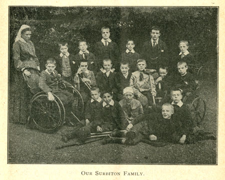 Boys at St. Martin's Home, Surbiton, Surrey