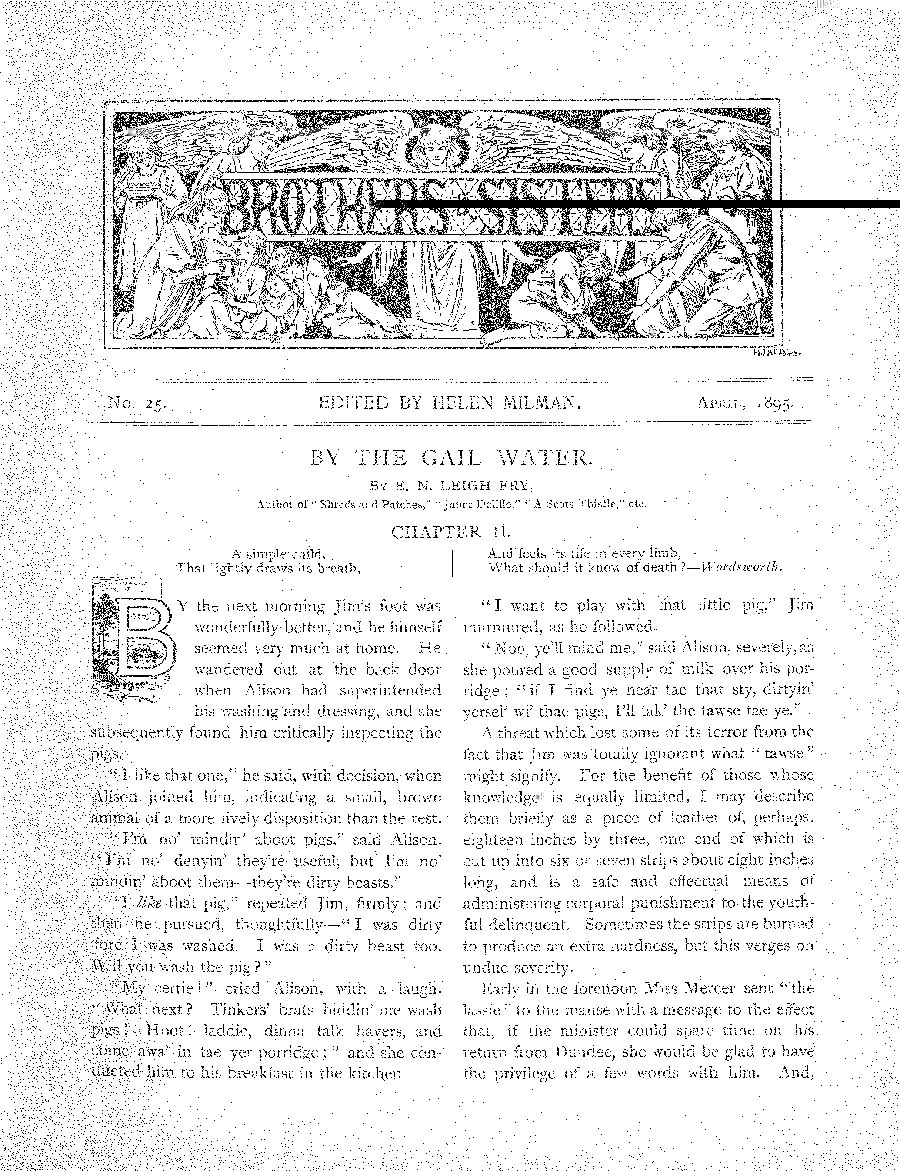 Brothers and Sisters April 1895 - page 1